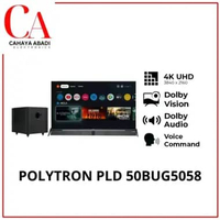 LED POLYTRON ANDROID SOUNDBAR 50 INCH PLD 50BUG5058