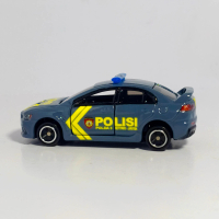 DIECAST SKALA 1:64 TOMICA MITSUBISHI LANCER EX CUSTOM MOBIL POLISI SABHARA