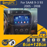 For SAAB 9-3 93 2005 - 2008 Android Car Radio 2Din Stereo Receiver Autoradio Multimedia Player GPS Navi Head Unit Screen