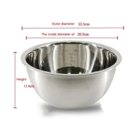 100% original new 304 stainless steel rice cooker inner bowl for xiaomi IHFB01CM / YLIH01/02CM rice cooker replacement inner pot