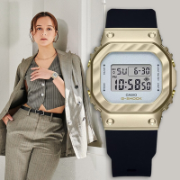 CASIO 卡西歐 G-SHOCK 香檳金系列 方型電子手錶 迎春好禮 GM-S5600BC-1