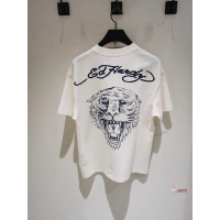 COD Áo Thun cotton Ngắn Tay In Hình Ed hardy Thời Trang Xuân Hè Dành Cho Nam