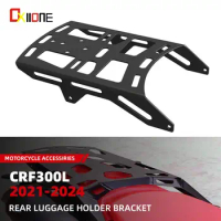 For Honda CRF 300 L Rally ABS 2021 -2024 CRF300L CRF300LS 2023 2024 Motorcycle Rear Luggage Rack Cargo Rack Support Shelf Holder