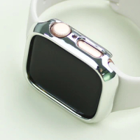 Protective Cover for Apple Watch Case 45mm 41mm 40mm 44mm Hard PC Bumper fit iWatch Series SE 9 8 7 6 5 No Glass Plating Case