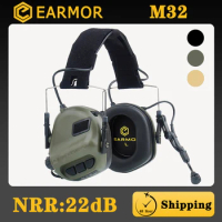 EARMOR M32 MOD3 Tactical Headset Anti Noise Headphones Military Aviation Communication Shooting Earphone