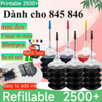 Tương thích với hộp mực in đổ lại 845 846 cho máy in Canon PG845 CL846 MG2580s 2400 2500 2980 3080 T