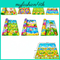 Baby Crawling Foam Mat Eva Foldable Cushioned Play Gym With Waterproof Surface For Early Childhood D