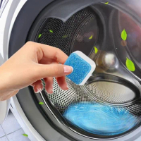 12Pcs Creative Washing Machine Cleaning Effervescent Tablets Sterilisation Decontamination Solid Cleaner Washing Machine Drum