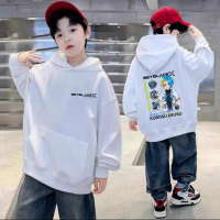 เสื้อยืดแขนสั้น kids Hoodie NEW!! เด็ก Hoodie Kurosu Ekusu Jaxon Cross Beyblade X Kaos เสื้อฮู้ด ท็อ