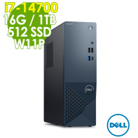 Dell 戴爾  Inspiron 3030S 商用薄型電腦(i7-14700/16G/1TB+512G SSD/W11P)特仕桌上型電腦