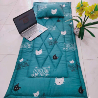 NỆM VĂN PHÒNG, NỆM 1 NGƯỜI NẰM GẤP GỌN 80X190 CÓ GỐI + TÚI DỰNG TIỆN LỢI
