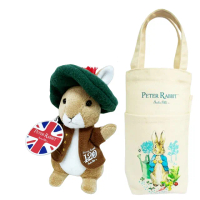【PETER RABBIT 比得兔】特惠組-飲料袋購物袋＋絨毛娃娃悠遊卡(原價900 下單省101元)