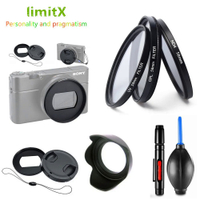 Bộ lọc UV CPL ND & Bộ chuyển đổi Vòng & nắp ống kính làm sạch bút cho Sony ZV-1 II zv1 Rx100 mark VI
