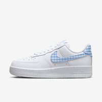 Nike Wmns Air Force 1 '07 ESS Trend [DZ2784-100] 女 休閒鞋 格紋 白藍
