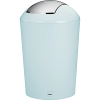 【KELA】搖擺蓋垃圾桶 淡藍1.7L(回收桶 廚餘桶)