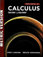 Calculus 12/e (Metric Version) 12/e Ron Larson, Bruce H. Edwards 2021 Cengage