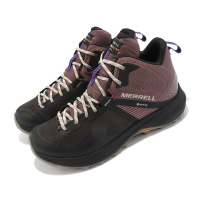 Merrell 登山鞋 MQM 3 Mid GTX 女鞋 防水 黑 藕紫 黃金大底 越野 郊山 戶外 ML036940