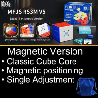 Moyu rs3m V5 từ Magic Cube lớp học speedcube 3x3 chuyên nghiệp maglev bóng lõi tốc độ Câu Đố 3 × 3 đ