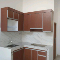 Lemari Jombang Lemari Pakaian Custom Minimalis HPL Lemari Baju Kitchen Set Dapur Bufet Furniture Int