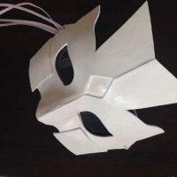 JP Anime Rau Le Creuset Cosplay White Handmade Mask