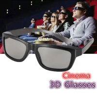 3D Glasses Plastic Circular Polarized TV Projector Film Home Theater Dimensional AnaglyphCinema Movie Glasses