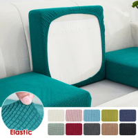 Polar Fleece Sofa Seat Cushion Cover Thick Fabric Sofa Covers for Living Room Stretch Chair Cover Pets Kids 1/2/3/4 Seater