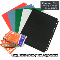 50PCS Ring Binder Sleeve | Card Page | Page Album Card Game PTCG | Fail Buku Kad  HENWEI D7