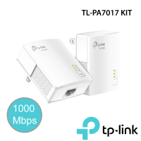 TP-Link TL-PA7017 KIT AV1000 Gigabit 乙太網路 高速電力線網路橋接器 橋接設備 雙包組(KIT)