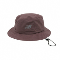 【滿額現折300】NEW BALANCE 漁夫帽 NB 藕紫色 反光LOGO 滑面 戶外 帽子 LAH41011LIE