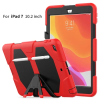 New Heavy Duty Armor Kickstand For iPad 10.2inch iPad8 8th 7th Gen 2020 Mini 4 5 Silicone Rugged Stand Hard CASE Cover