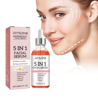 Jaysuing 5 in 1 Face Serum, Moisturizes Skin Firming Lightening Acne Spots Beautiful Skin Serum