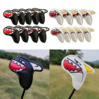 9pcs Household Golf Iron Head Cover, Golf Club Head Cover Golf Head Protection Cover Durable &amp; Lightweight