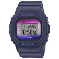 CASIO卡西歐Baby-G BGD-560WL-2 冬季極光夜光電子錶/紫面40mm｜樂天領券折300★全館特惠中★指定刷卡回饋10%