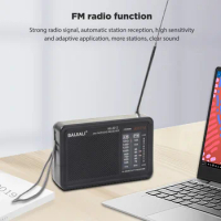Mini AM/FM Radio Portable Pocket Radio Portable Pocket Radio AM FM Transistor Radios AA Battery Powered Built-in Speaker Radio