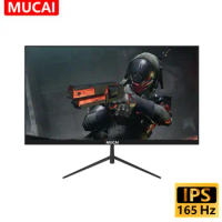 MUCAI 24 Inch Monitor 144Hz IPS Display FHD 165Hz Desktop Gaming Computer Screen PC Flat Panel HDMI-compatible/DP