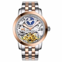 AILANG 2022 New Skeletal Luxury Watch Men Watch Automatic Mechanical Watch Men's Business Casual Mens Watch Alarm Clock