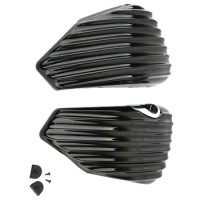 2pcs Motorcycle Striped Battery Side Fairing Cover ABS for Harley Sportster XL883 XL1200 2014-2021