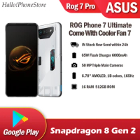 ASUS ROG Phone 7 Pro 5G Smartphone Snapdragon 8 Gen2 6000mAh 16GB RAM 512GB ROM Gaming Battery 165Hz AMOLED Google NFC OTA 65W