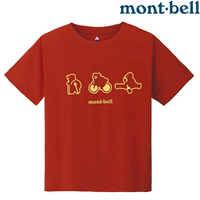 Mont-Bell Wickron 兒童排汗短T/幼童排汗衣 1114809 1114810 ACTIVITIES OG 橘
