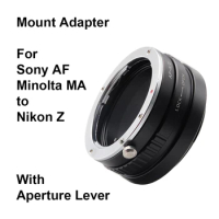AF-Nik Z For Sony AF / Minolta MA lens - Nikon Z Mount Adapter Ring AF-Z MA-Nik Z MA-Z NZ for Nikon Z5 Z6 Z7 Z9 Zfc Z50 Z30 etc.