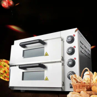Double Layer Pizza Oven Commercial Electric Oven Tart Bread Chicken Oven Two Layers Cake Baking Oven Machine