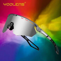 YOOLENS Sports Sunglasses for Men and Women, UV 400 Protection Sunglasses for Cycling, Running, Biking Y144