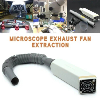 Microscope Exhaust Fan Smoke Rosin Soldering Oil Gas Fume Absorber Fume Extractor For Mobile Phone Morther Board Repair