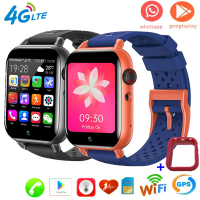 4G Kids Smart Watch GPS WIFI Video Call SOS Phone Android 9 Play New Smartwatch Tracker Location For children