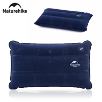 Naturehike 2024 Portable Folding Inflatable Comfort Pillow 2024 New Outdoor Travel Sleeping Camping Equipment Ultra-Light Pillow