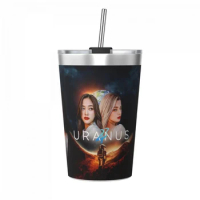 Customized Freenbecky Same Cup with Uranus Print Straw Cone Insulation Cup and Packaging Box