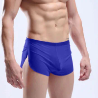 Sexy Underwear Briefs Bikini Men's Underpants Briefs Transparent Underpants Man Ice Silk Breathable Confortable Briefs