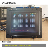 Industrial 9" LCD Fanuc Monitor A61L-0001-0116 A02B-0279-C050 Replace For FANUC CRT Display A61L D9MM-11A/11B KF-M7099H
