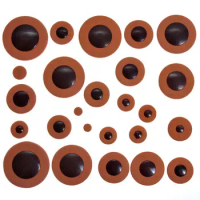 Orange Alto Saxophone Pad Woodwind Sax Leather Pads for Yamaha Size Replacement