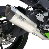 SC Project Slip On SC1-R Muffler Knalpot Motor Kawasaki ZX10R-RR '21 Titanium